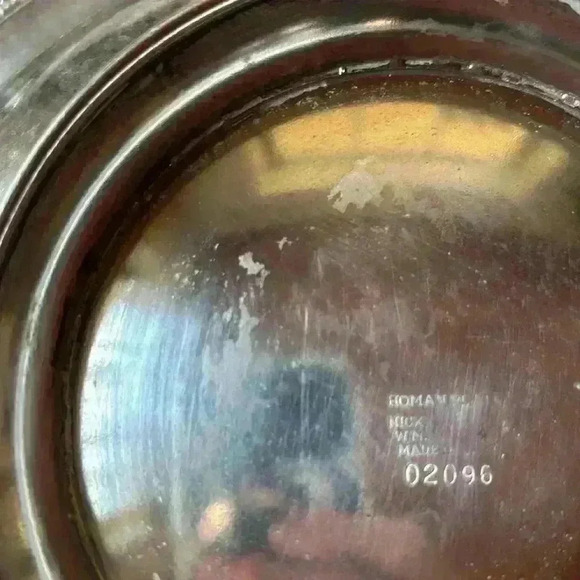 Antique Victorian Meriden Silverplate/Silver Plate Bowl Holder Server... Homan - Picture 6 of 9